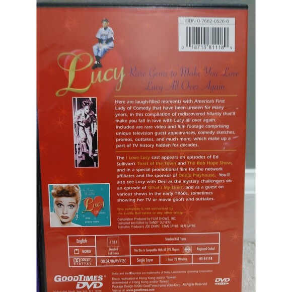 I Love Lucy 3 DVD Lot - Lucy's Lost Episodes, Funny World Of Lucy, Plumber - Picture 5 of 5